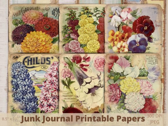 Download Botanical Ephemera Paper for Journal - Premium Resources